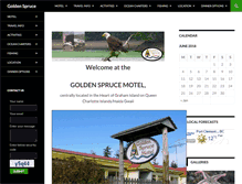 Tablet Screenshot of goldenspruce.ca